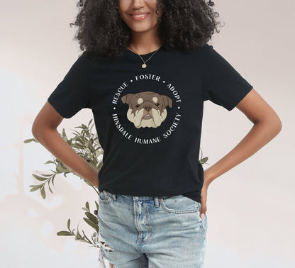 Unisex T-shirt | FUNDRAISER | Hinsdale Humane Society - Detezi Designs - 27527467238336429564