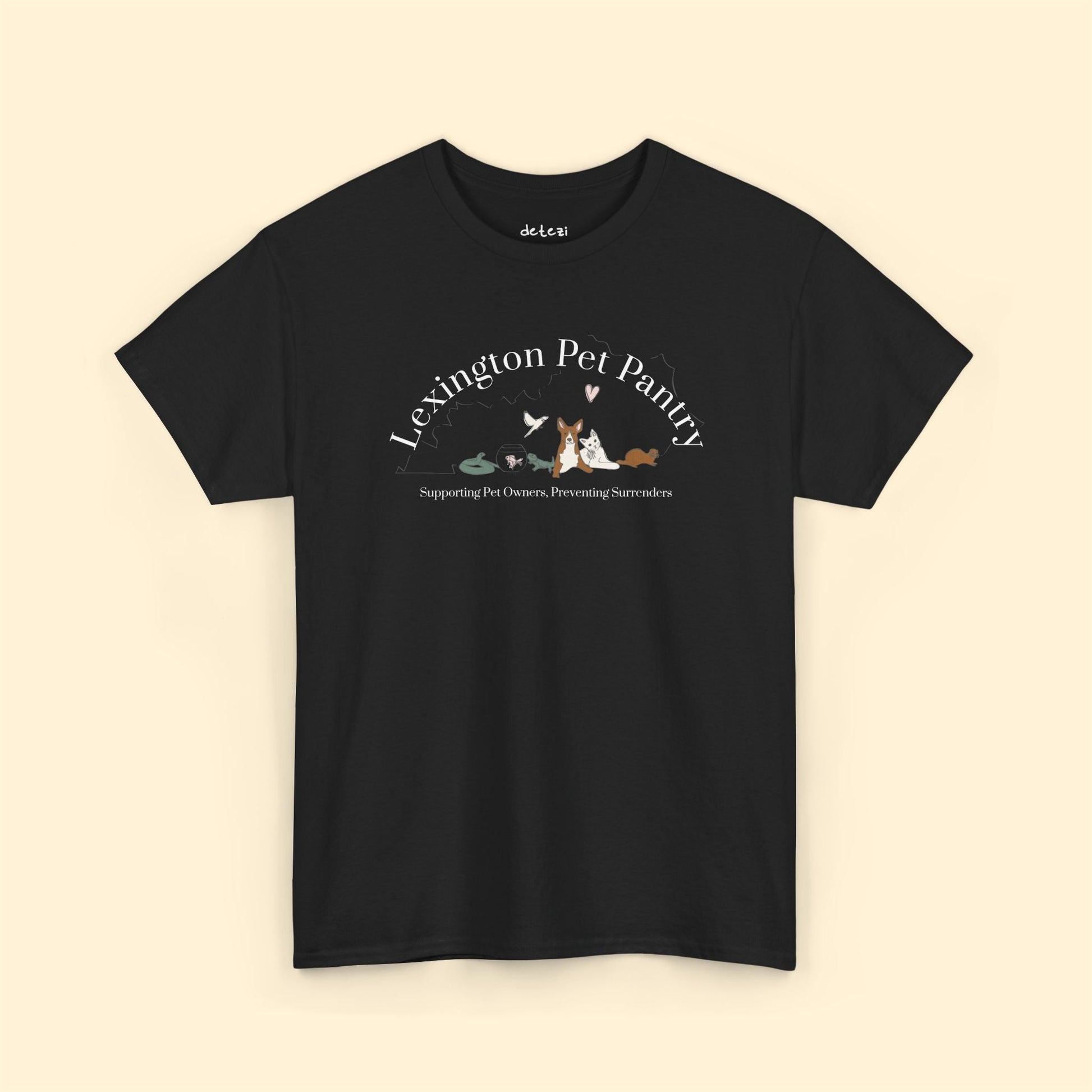 Unisex T-shirt | FUNDRAISER | Lexington Pet Pantry - Detezi Designs - 28363800615367133702