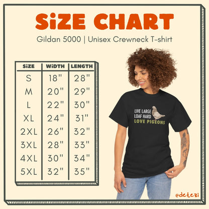 Unisex T-shirt | FUNDRAISER | Moose's Flock | Loaf Hard - Detezi Designs - 14193790208169276659