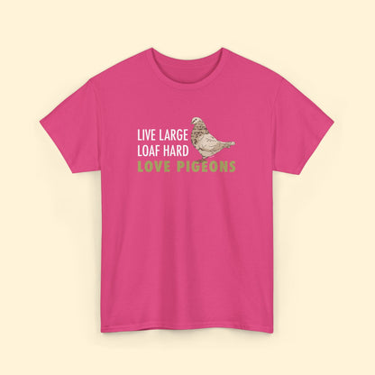 Unisex T-shirt | FUNDRAISER | Moose's Flock | Loaf Hard - Detezi Designs - 56563759847250787340