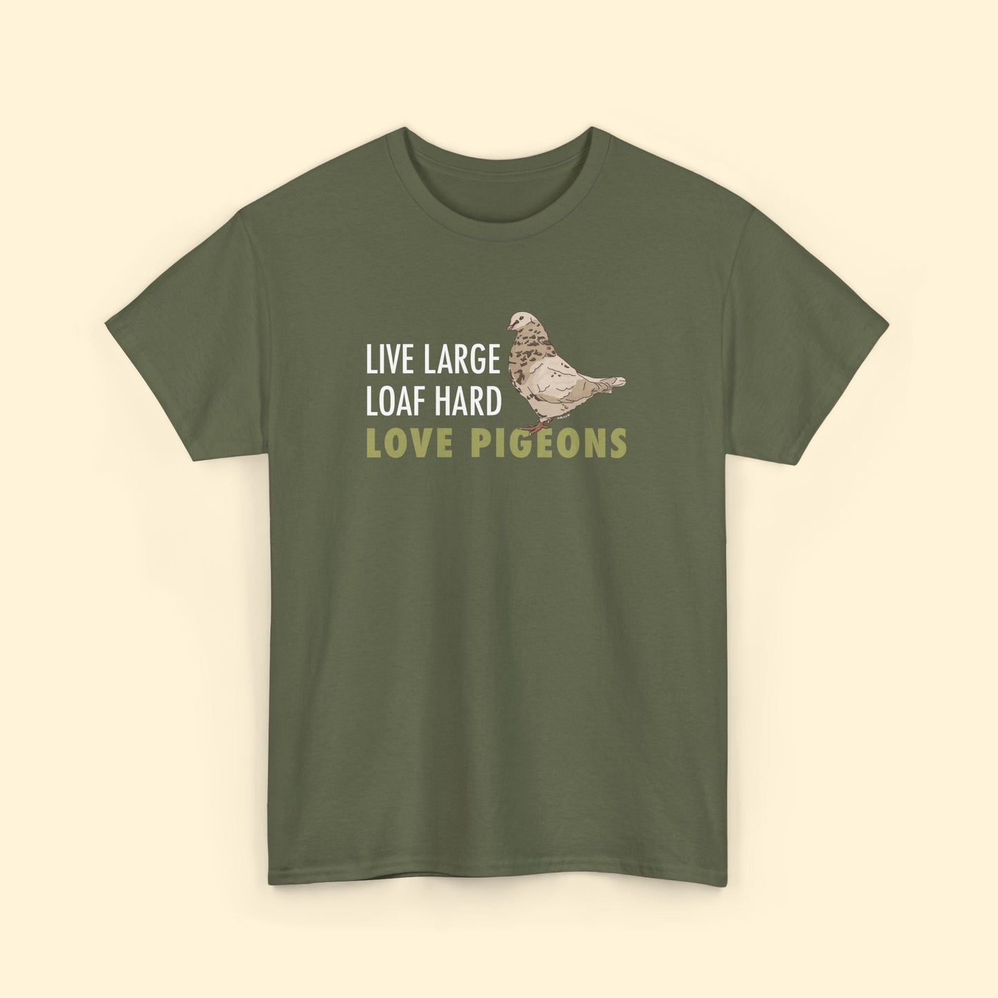 Unisex T-shirt | FUNDRAISER | Moose's Flock | Loaf Hard - Detezi Designs - 66055724796019060411