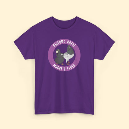 Unisex T-shirt | FUNDRAISER | Moose's Flock | Pigeons Rock - Detezi Designs - 19901372061057549948