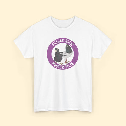 Unisex T-shirt | FUNDRAISER | Moose's Flock | Pigeons Rock - Detezi Designs - 20866295105982234961