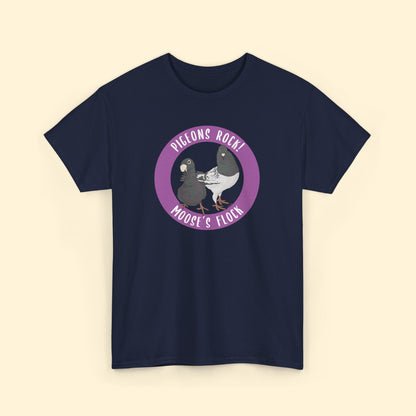 Unisex T-shirt | FUNDRAISER | Moose's Flock | Pigeons Rock - Detezi Designs - 32835491351323395975