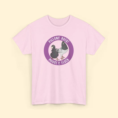 Unisex T-shirt | FUNDRAISER | Moose's Flock | Pigeons Rock - Detezi Designs - 96514361644693798224