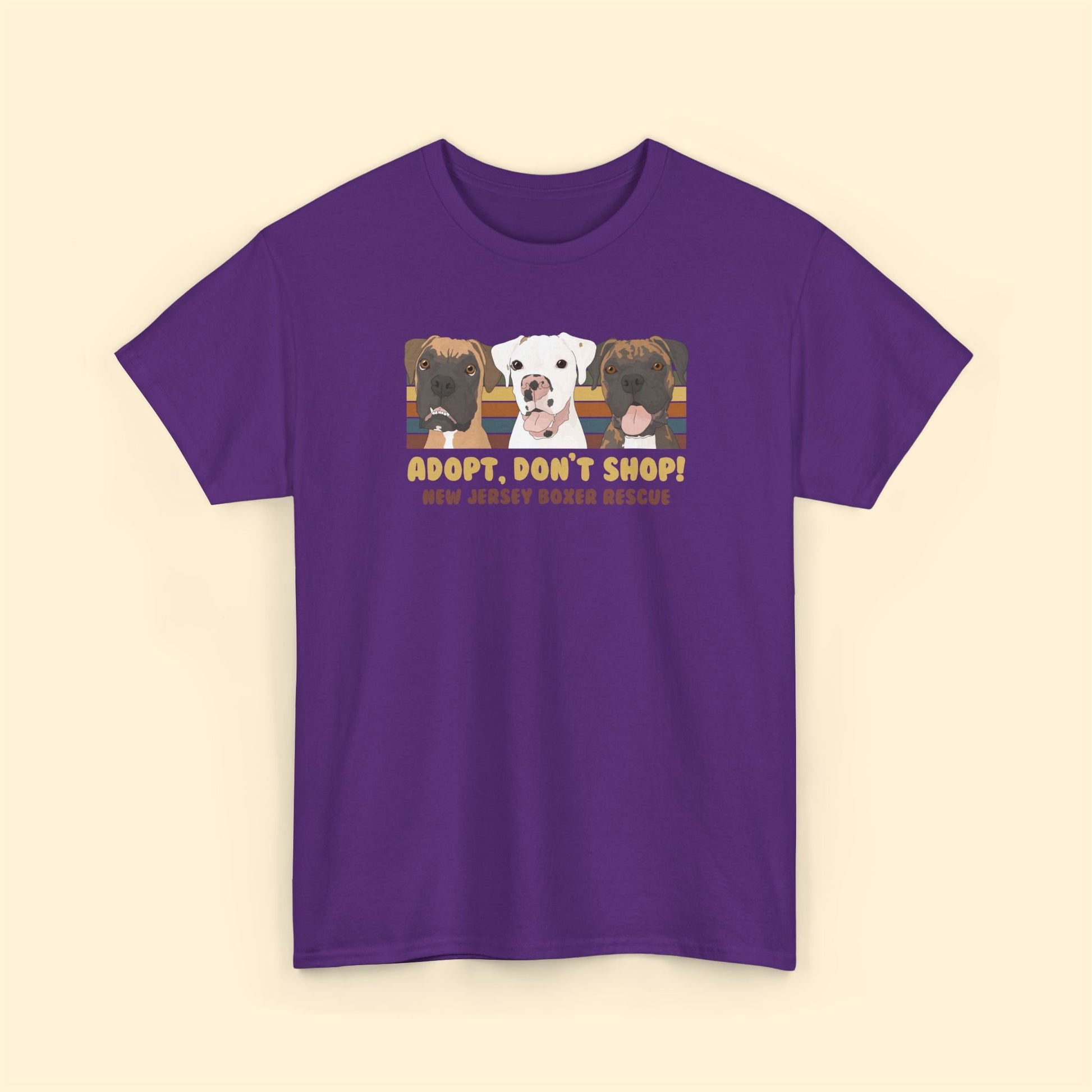 Unisex T-shirt | FUNDRAISER | New Jersey Boxer Rescue | Adopt, Don't Shop! - Detezi Designs - 33846411293201133473