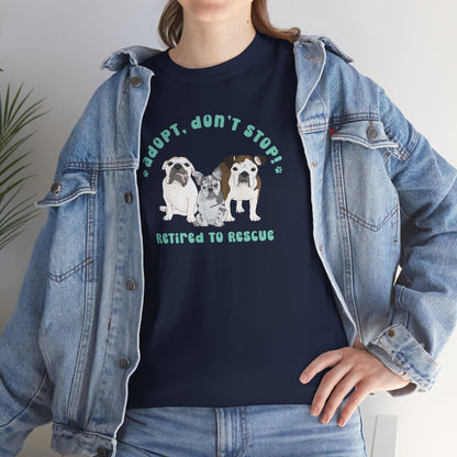 Unisex T-shirt | FUNDRAISER | Retired to Rescue - Detezi Designs - 10965250769261500135