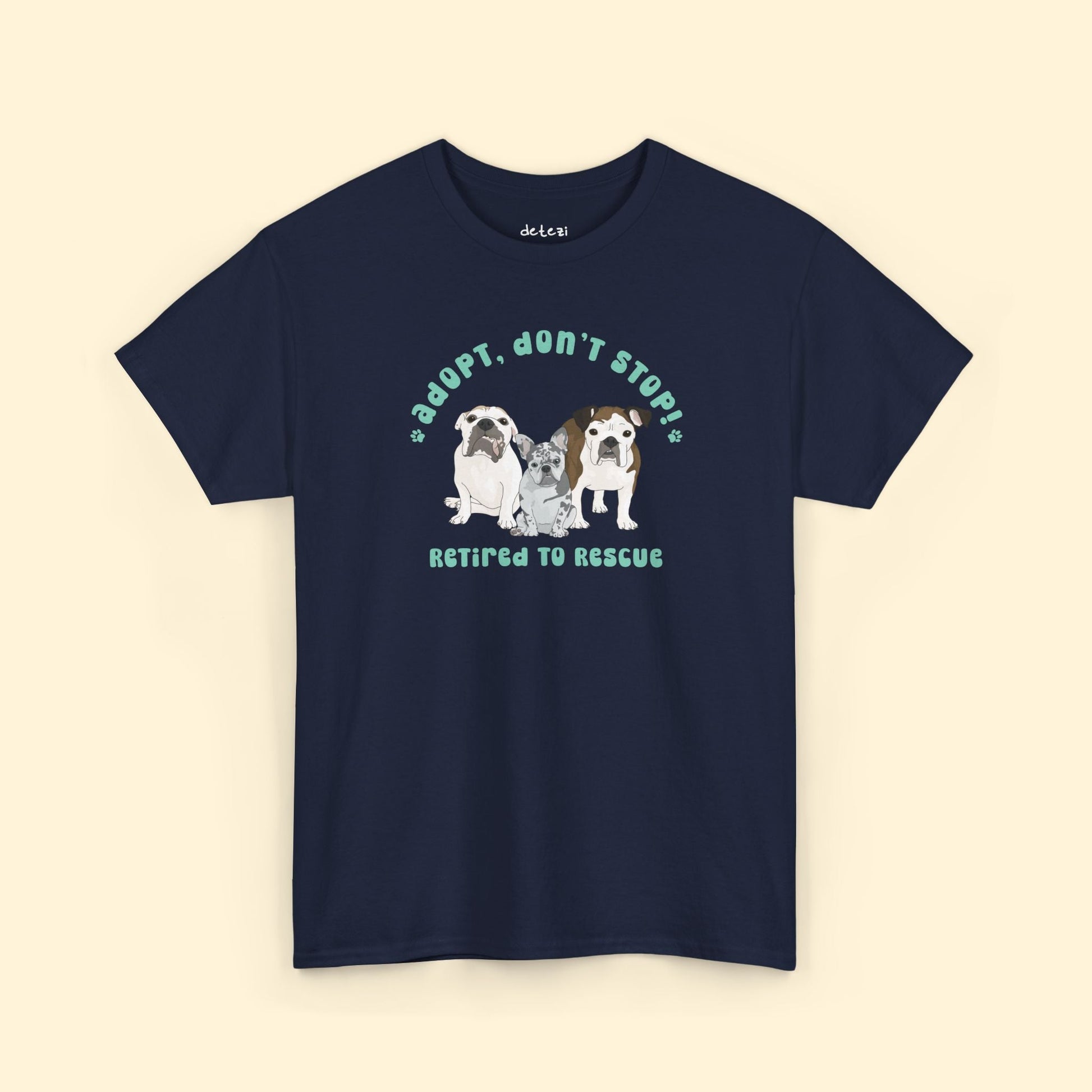 Unisex T-shirt | FUNDRAISER | Retired to Rescue - Detezi Designs - 10965250769261500135