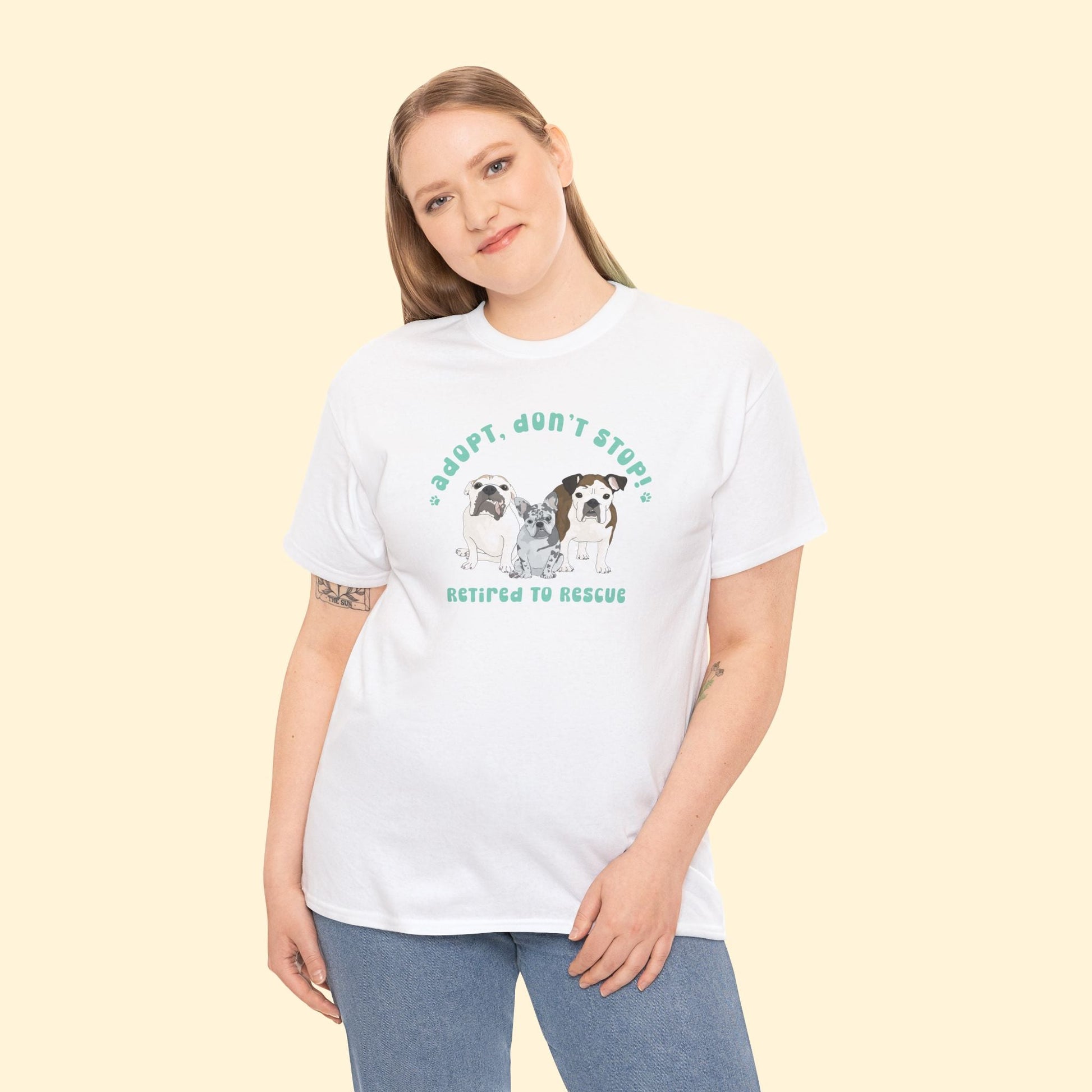 Unisex T-shirt | FUNDRAISER | Retired to Rescue - Detezi Designs - 19497118823760438729
