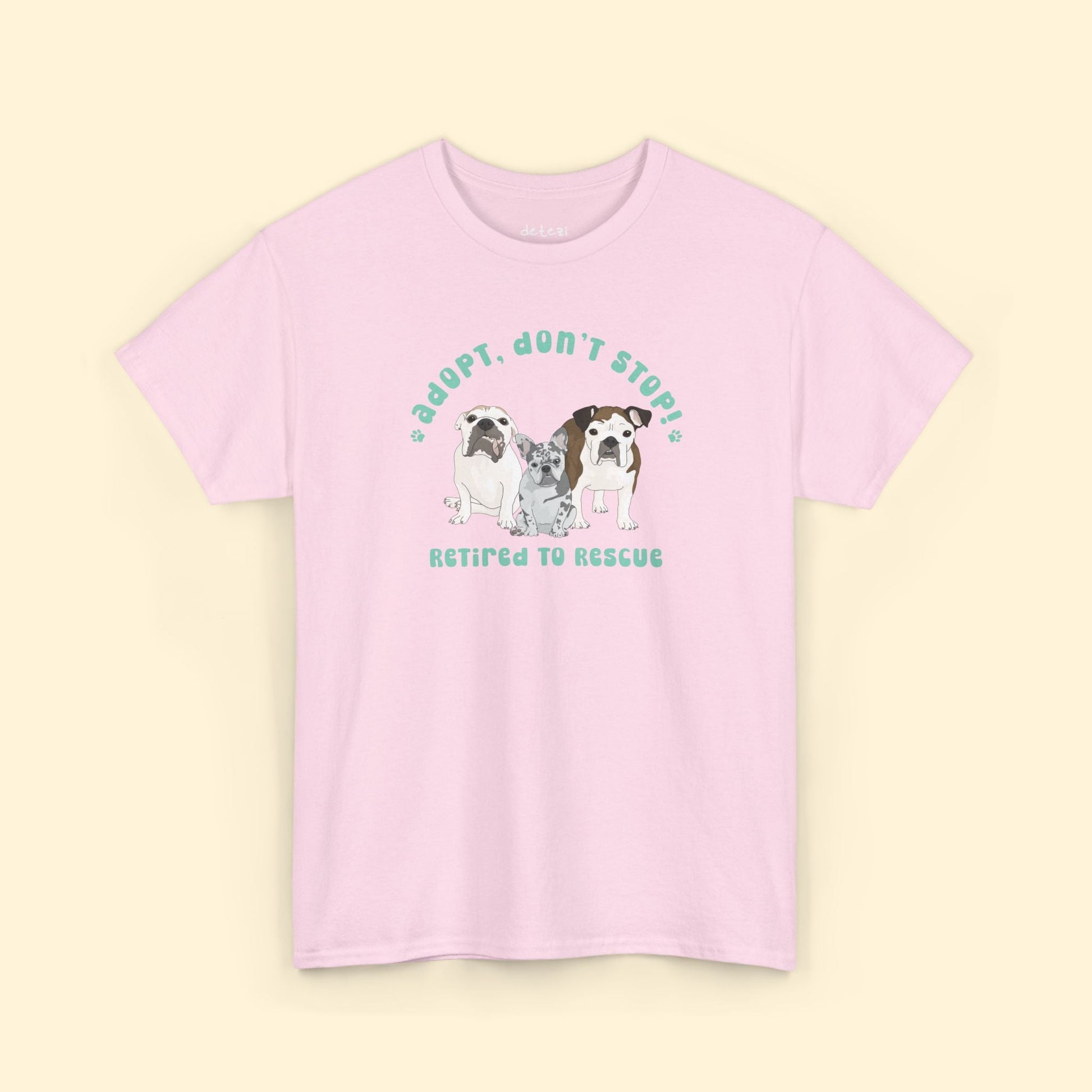 Unisex T-shirt | FUNDRAISER | Retired to Rescue - Detezi Designs - 19497118823760438729