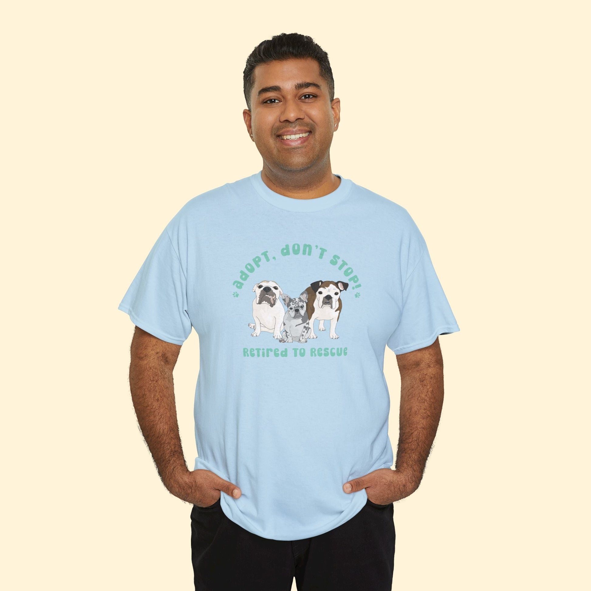 Unisex T-shirt | FUNDRAISER | Retired to Rescue - Detezi Designs - 19497118823760438729