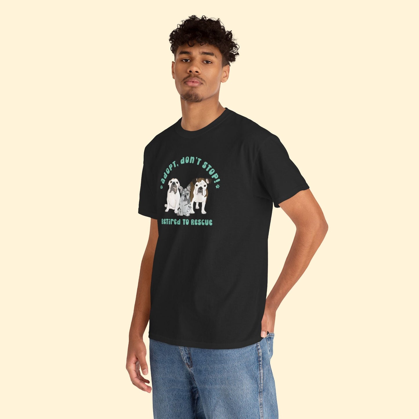 Unisex T-shirt | FUNDRAISER | Retired to Rescue - Detezi Designs - 19497118823760438729