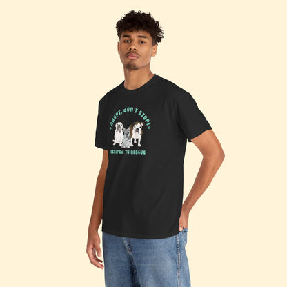 Unisex T-shirt | FUNDRAISER | Retired to Rescue - Detezi Designs - 19497118823760438729