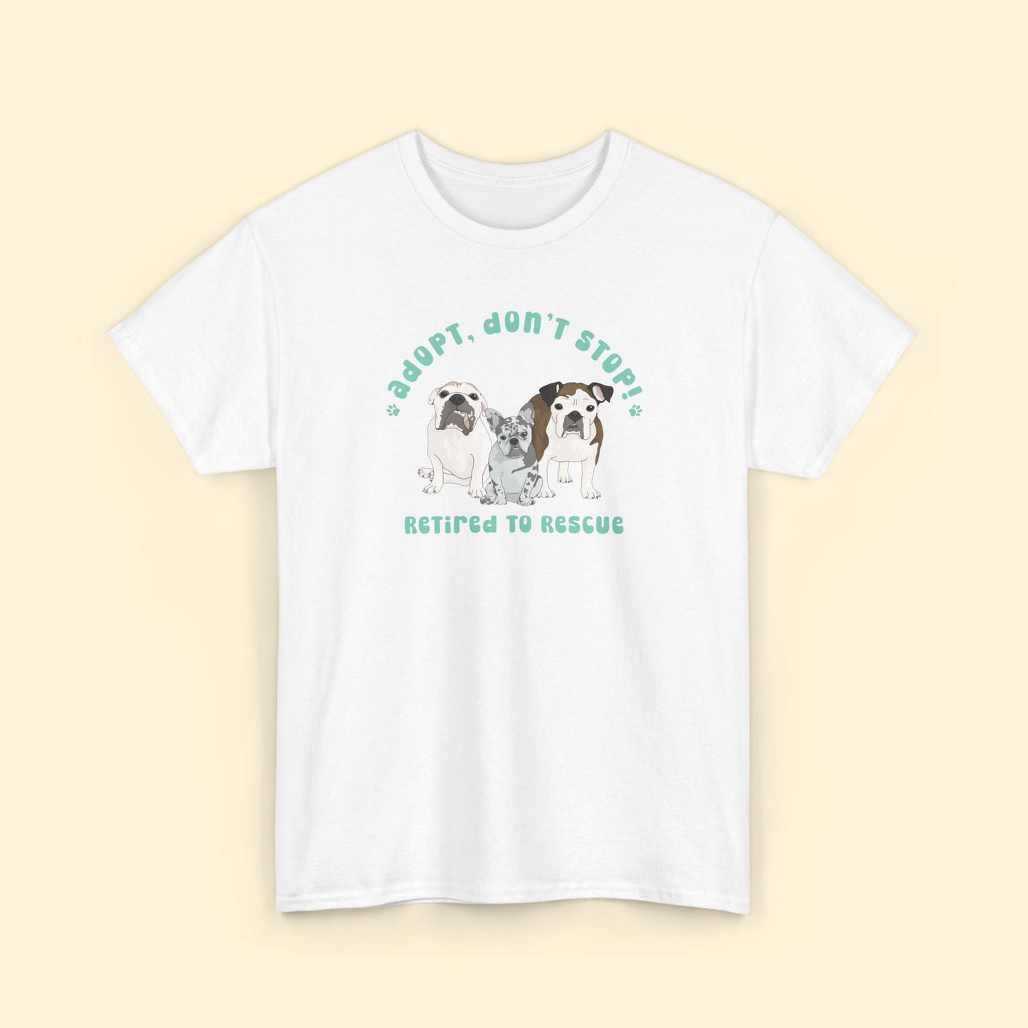Unisex T-shirt | FUNDRAISER | Retired to Rescue - Detezi Designs - 20427145271193023234