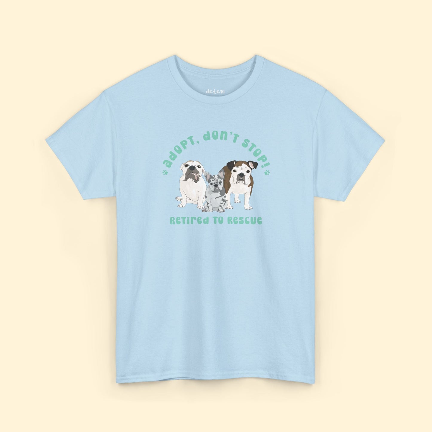 Unisex T-shirt | FUNDRAISER | Retired to Rescue - Detezi Designs - 33667334194894739573