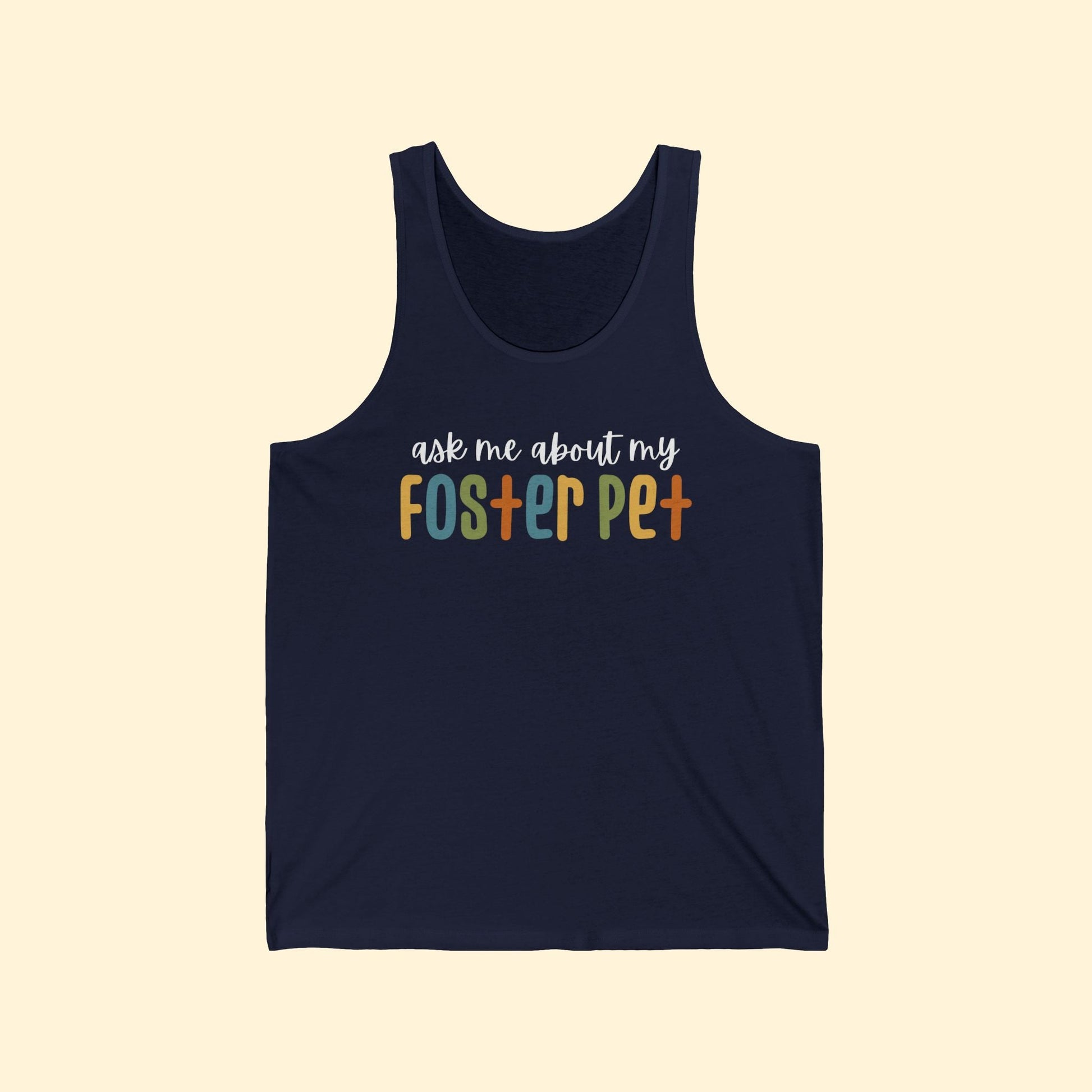 Unisex Tank | Ask Me About My Foster Pet - Detezi Designs-12302138802001445509