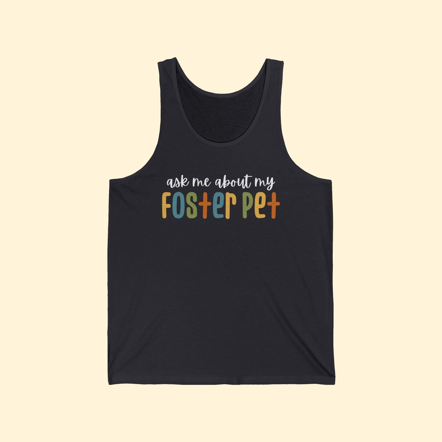 Unisex Tank | Ask Me About My Foster Pet - Detezi Designs-28726642370670873502