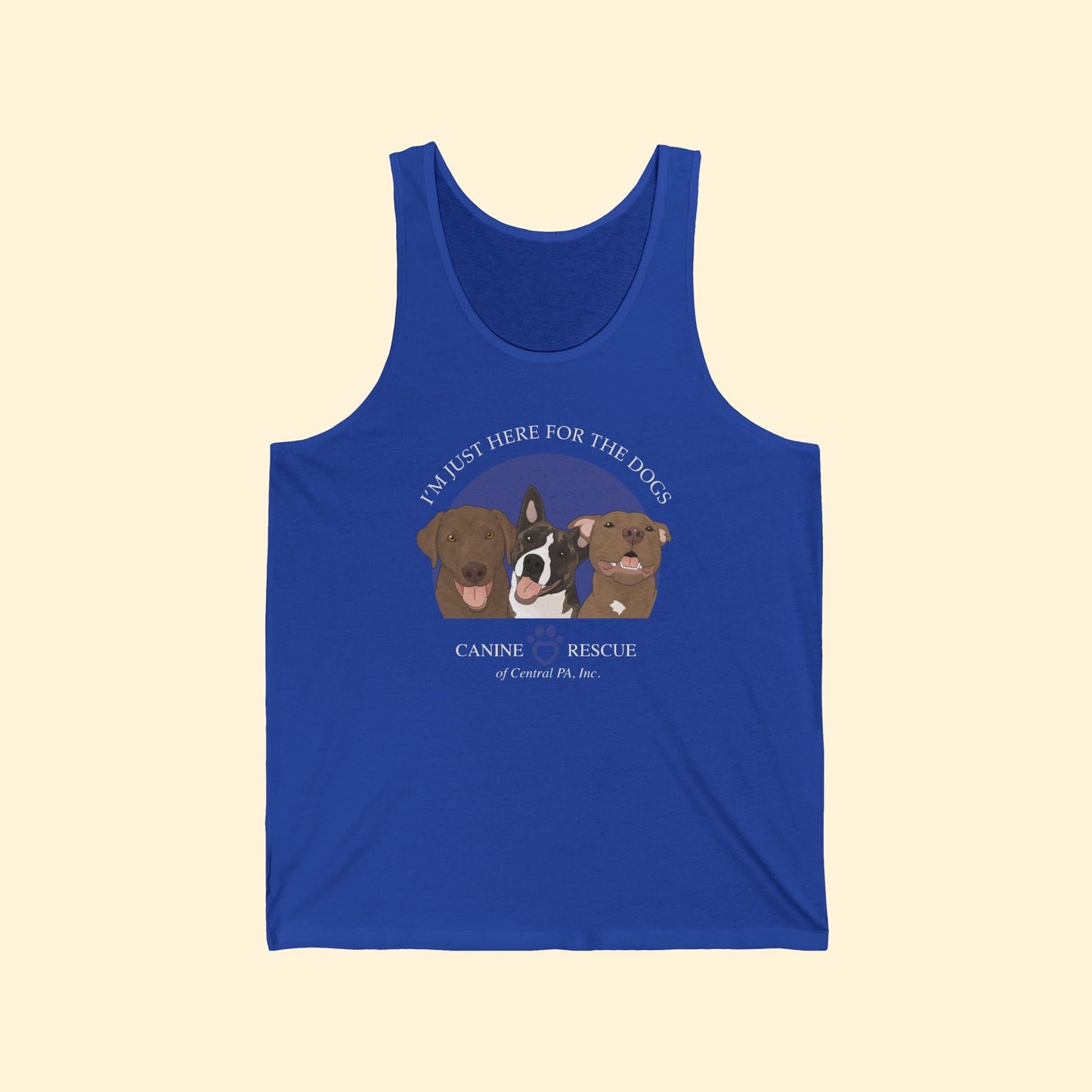 Unisex Tank | FUNDRAISER | Canine Rescue of Central PA - Detezi Designs - 33874265787628523685