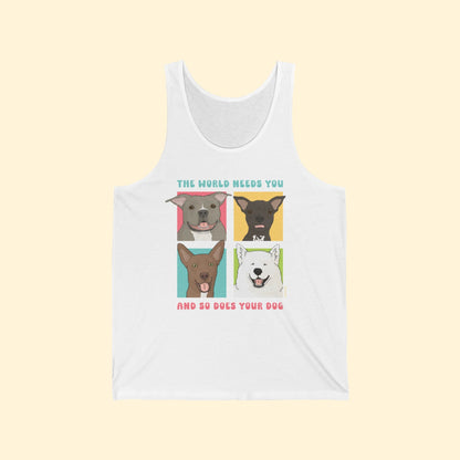 Unisex Tank | FUNDRAISER | Maybel's Legacy | The World Needs You - Detezi Designs-18702050203042449052