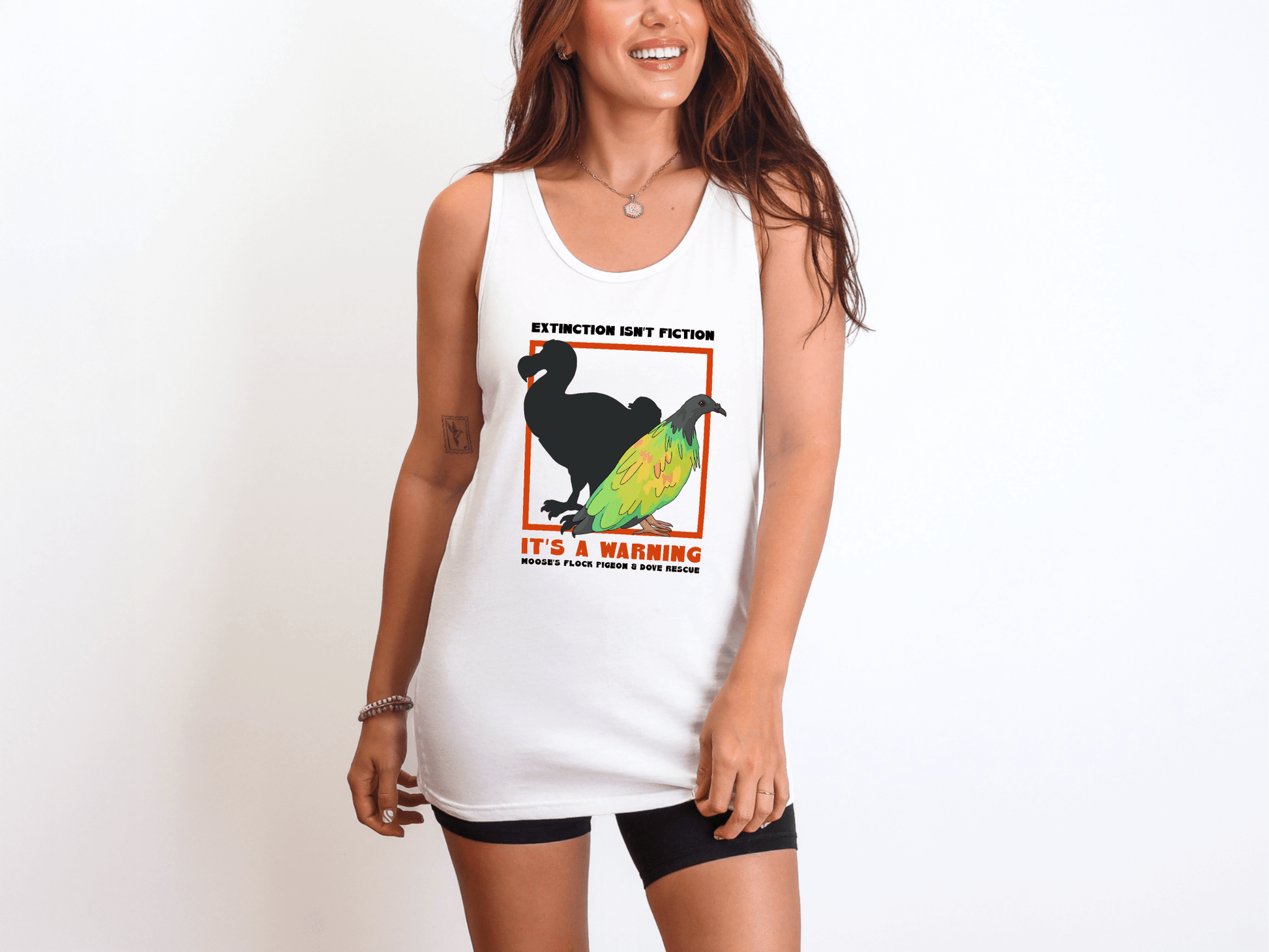 Unisex Tank | FUNDRAISER | Moose's Flock | Extinction is a Warning - Detezi Designs - 12601915050437767115