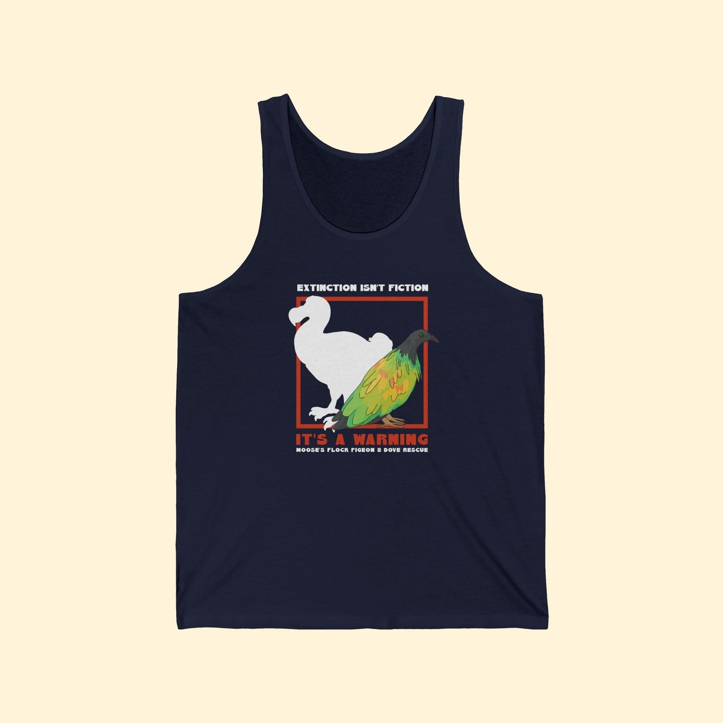 Unisex Tank | FUNDRAISER | Moose's Flock | Extinction is a Warning - Detezi Designs - 17364863493089677958