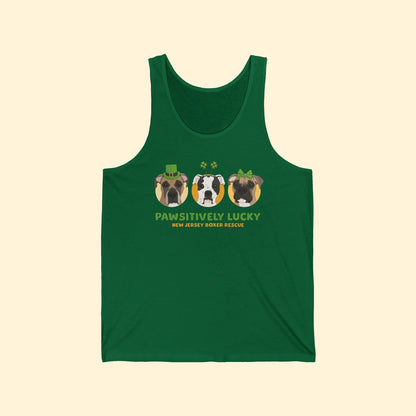 Unisex Tank | FUNDRAISER | New Jersey Boxer Rescue | St. Patrick's Day - Detezi Designs - 11549835905251185825