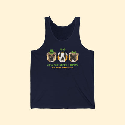 Unisex Tank | FUNDRAISER | New Jersey Boxer Rescue | St. Patrick's Day - Detezi Designs - 18364720744982871989