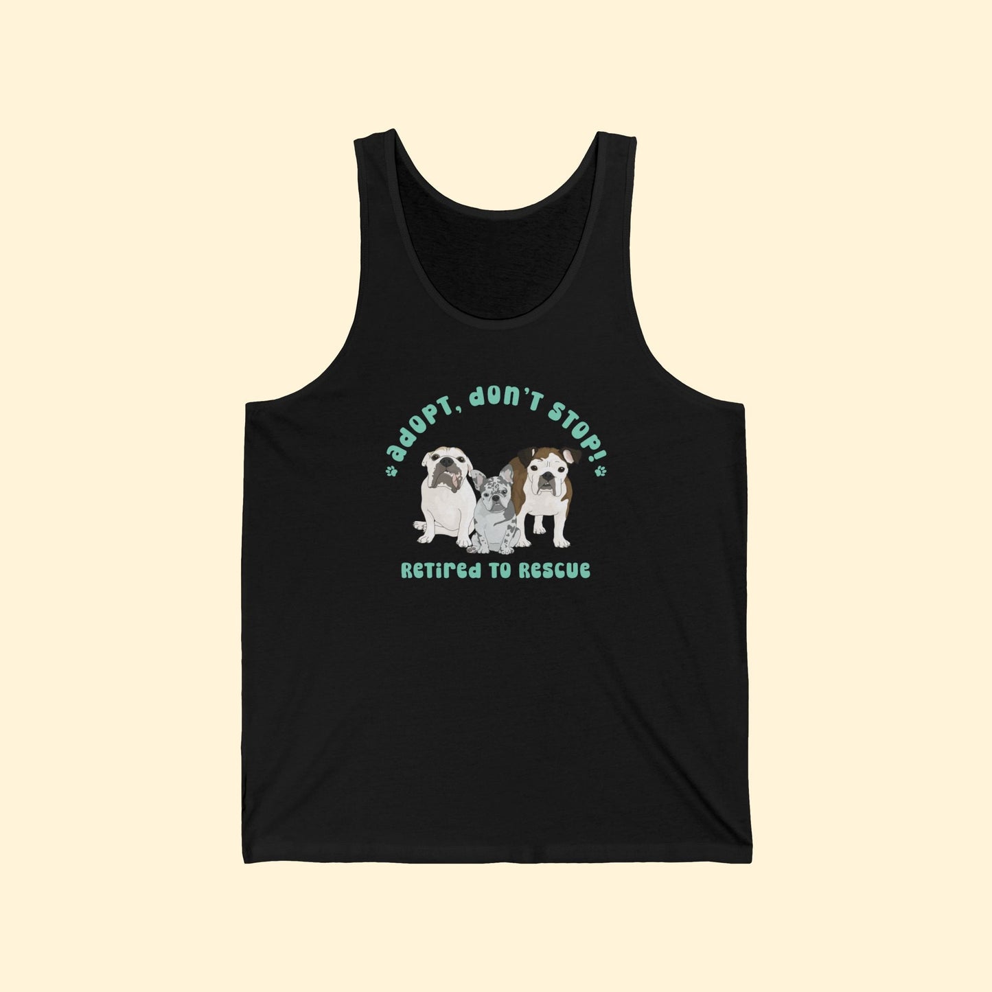 Unisex Tank | FUNDRAISER | Retired to Rescue - Detezi Designs - 10369667099763354072