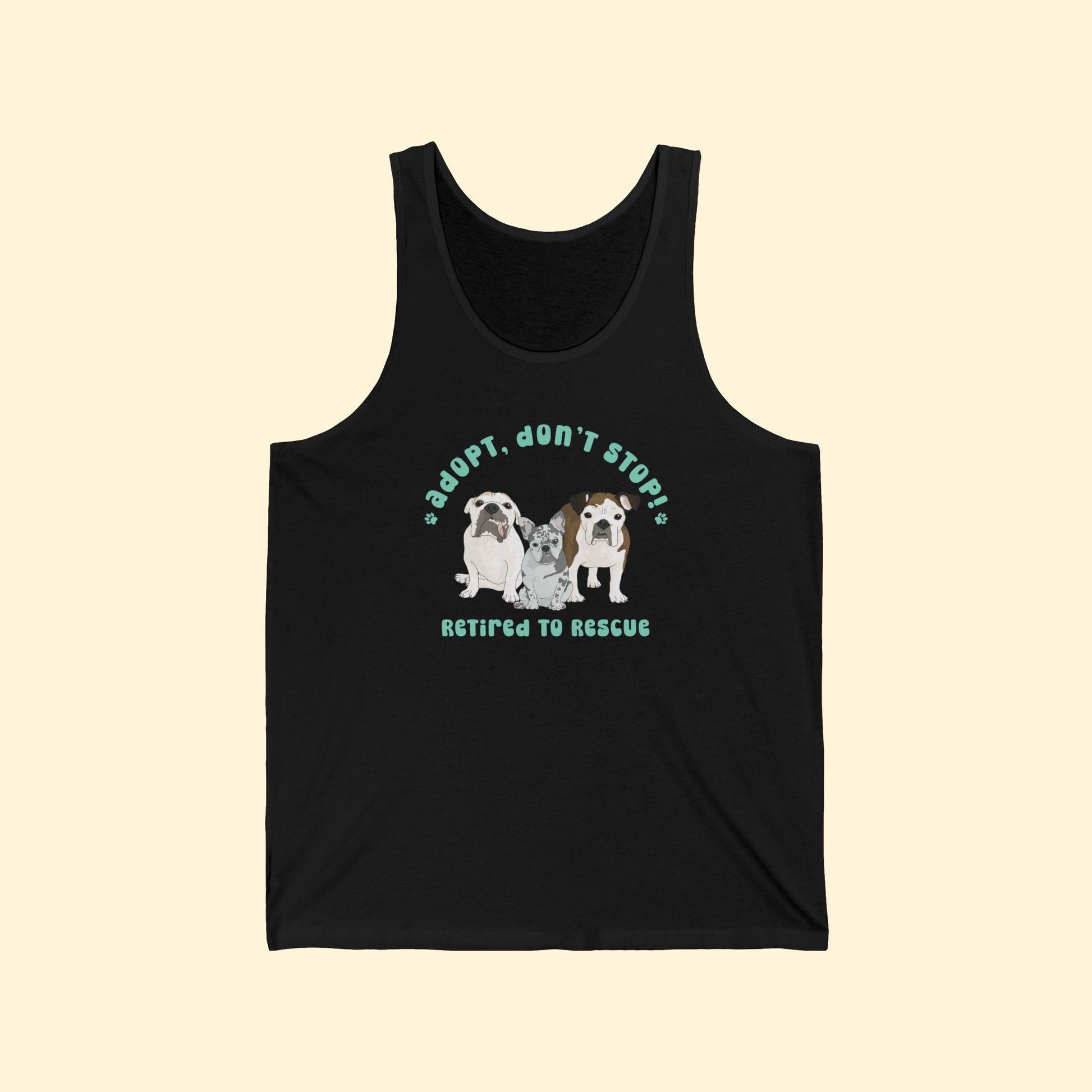 Unisex Tank | FUNDRAISER | Retired to Rescue - Detezi Designs - 10369667099763354072