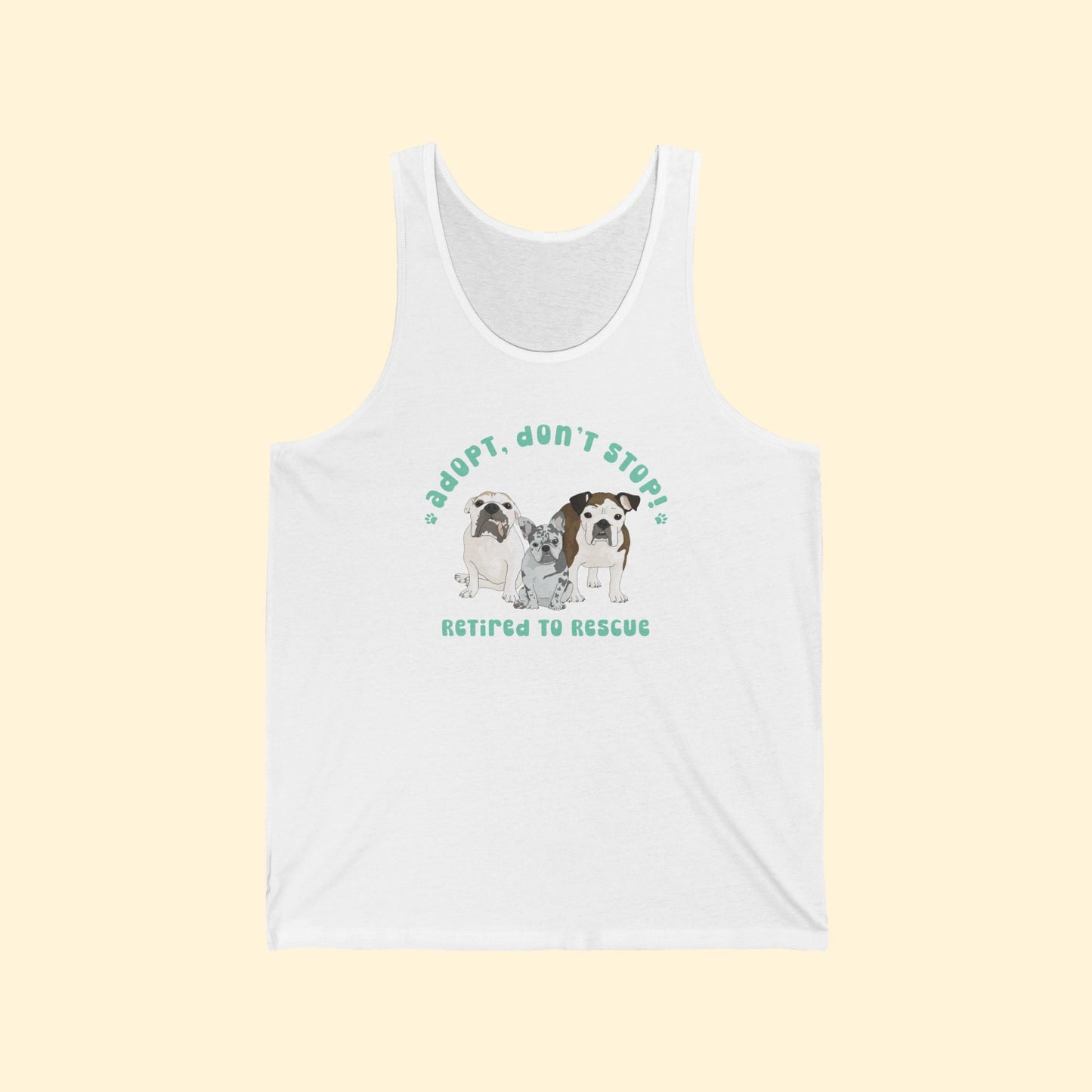Unisex Tank | FUNDRAISER | Retired to Rescue - Detezi Designs - 40210595927581691834