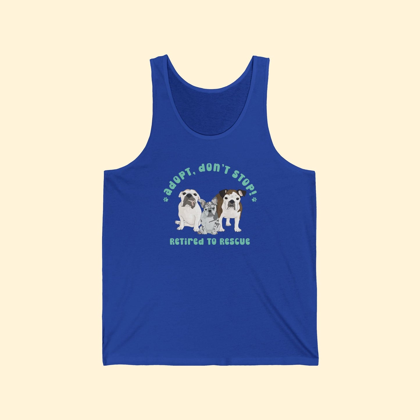 Unisex Tank | FUNDRAISER | Retired to Rescue - Detezi Designs - 92380455617826244120
