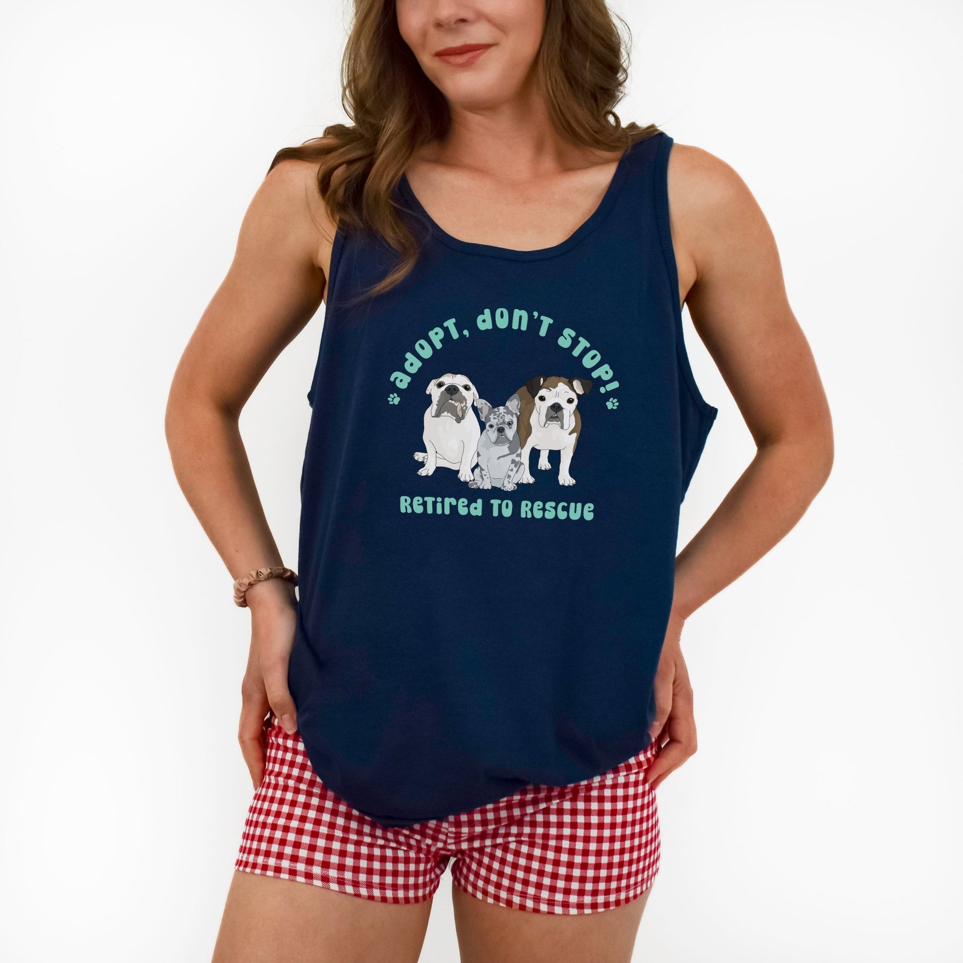 Unisex Tank | FUNDRAISER | Retired to Rescue - Detezi Designs - 92380455617826244120