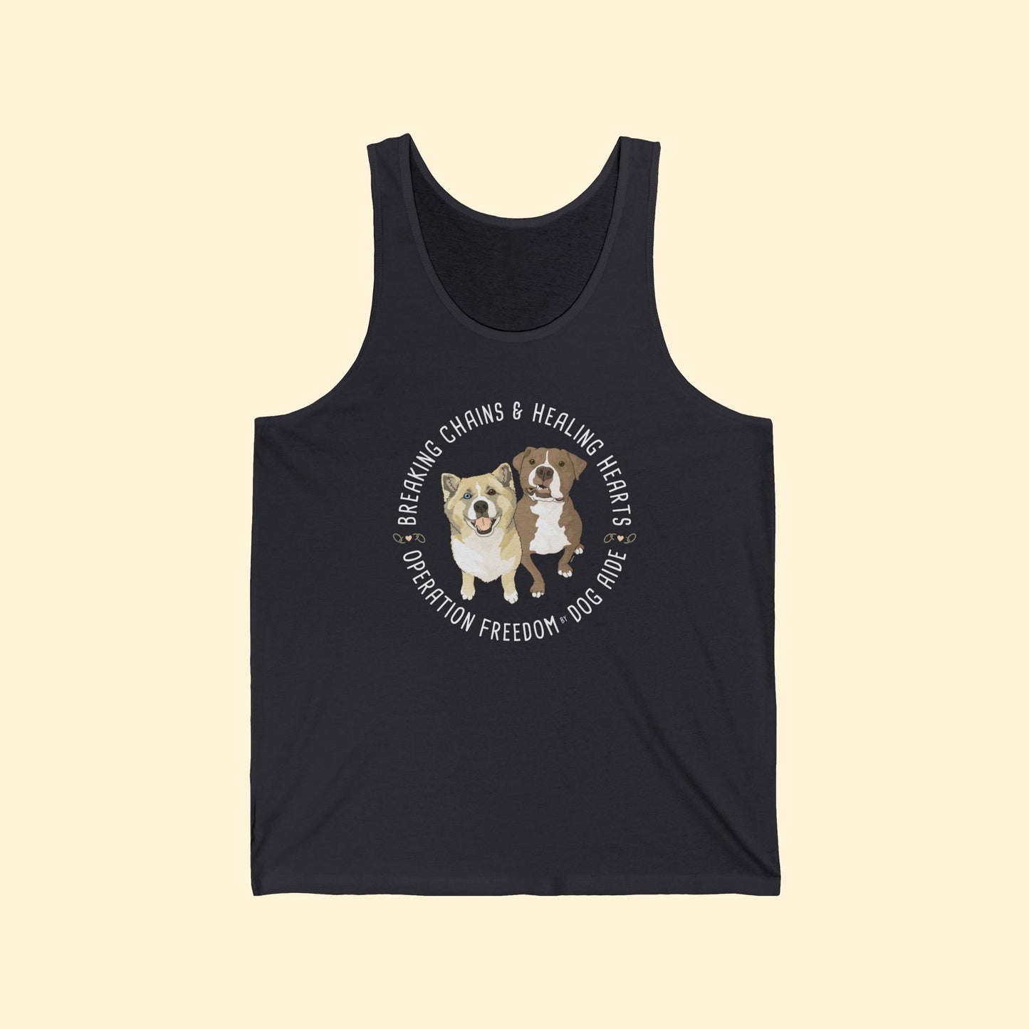 Unisex Tank Top | FUNDRAISER | Dog Aide - Detezi Designs - 17977660735992664470