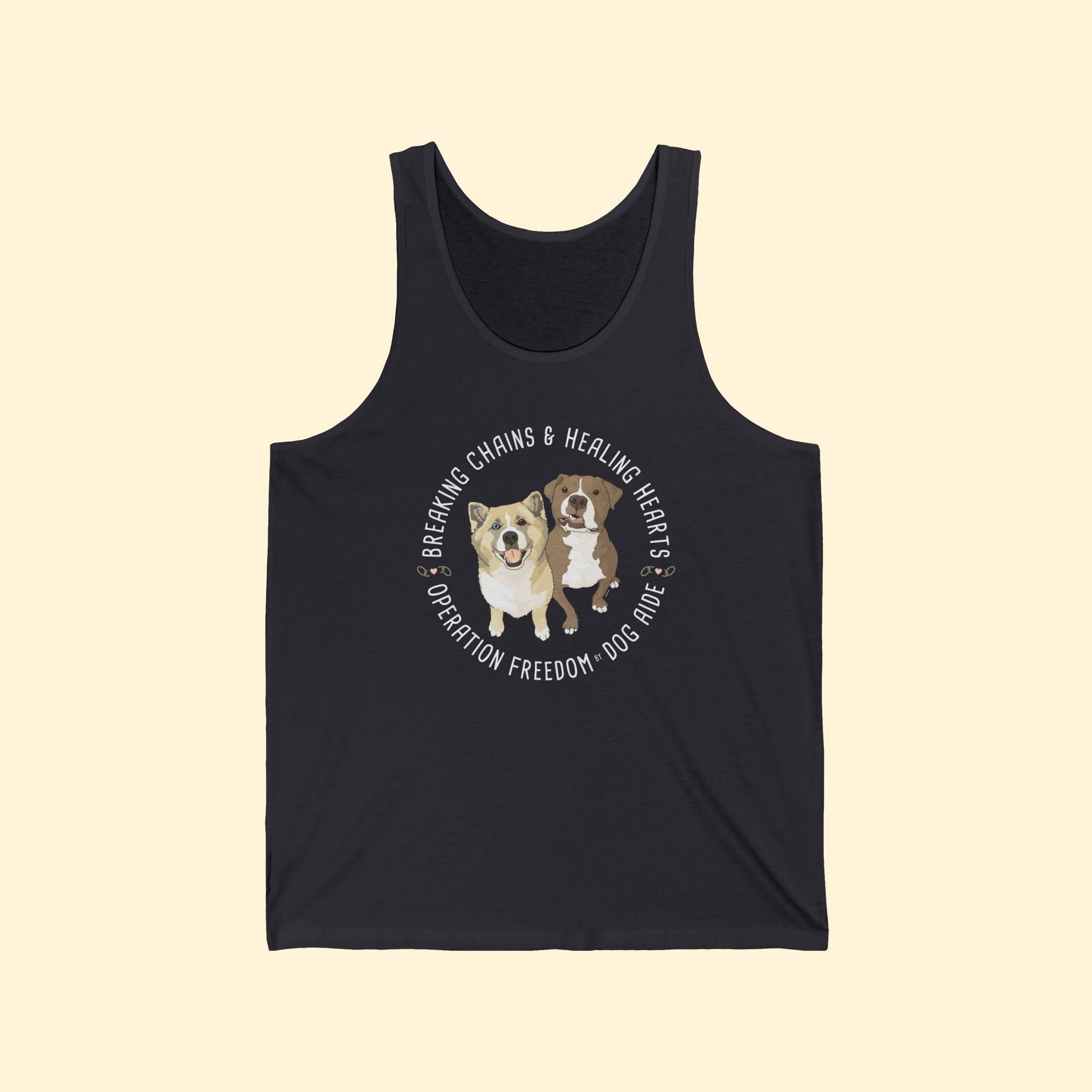Unisex Tank Top | FUNDRAISER | Dog Aide - Detezi Designs - 17977660735992664470