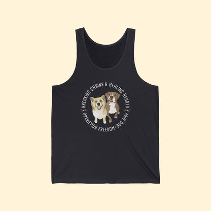 Unisex Tank Top | FUNDRAISER | Dog Aide - Detezi Designs - 17977660735992664470