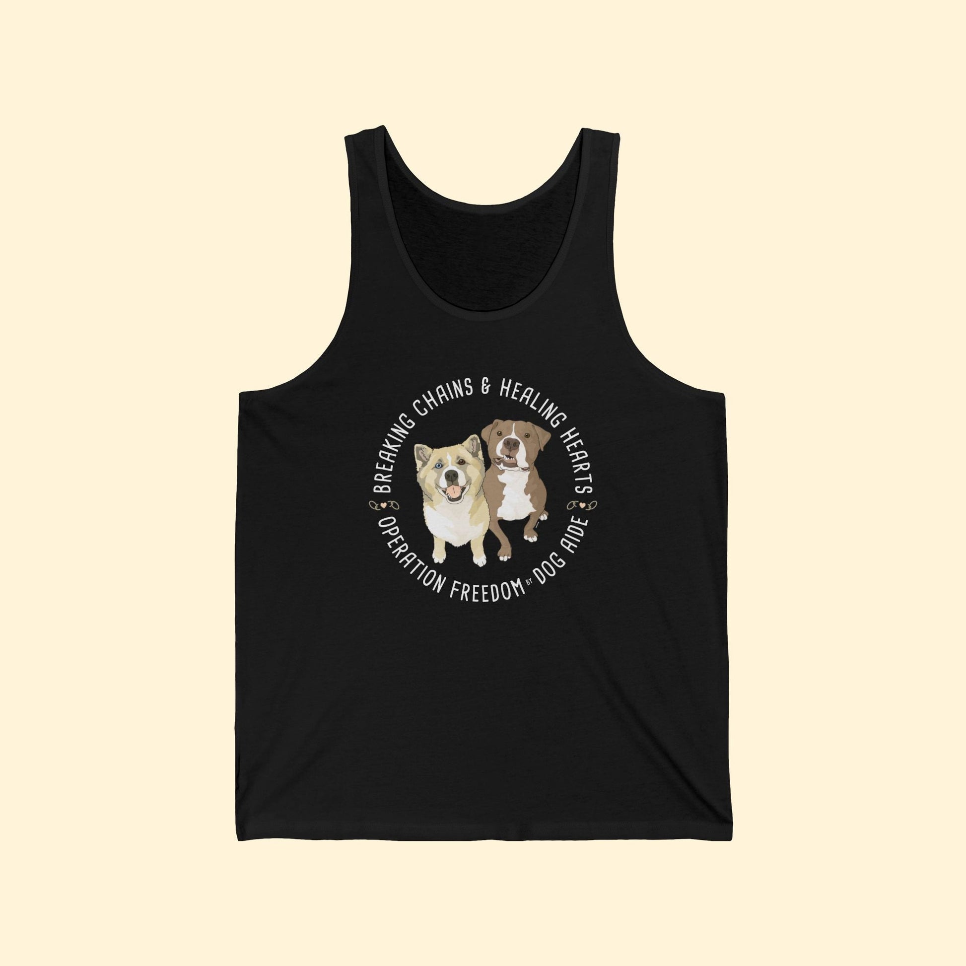 Unisex Tank Top | FUNDRAISER | Dog Aide - Detezi Designs - 28781462950555690221