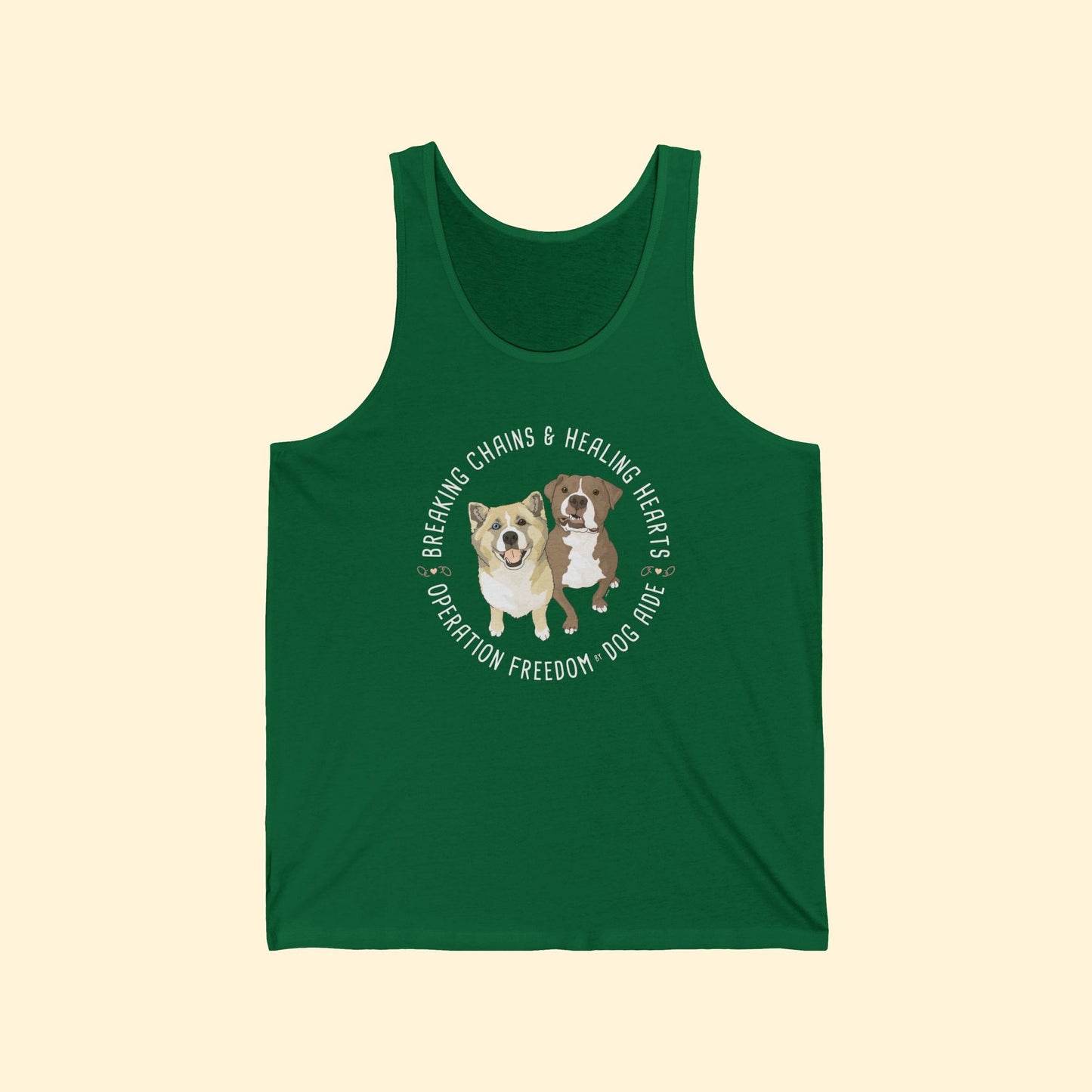 Unisex Tank Top | FUNDRAISER | Dog Aide - Detezi Designs - 29130189018440423808