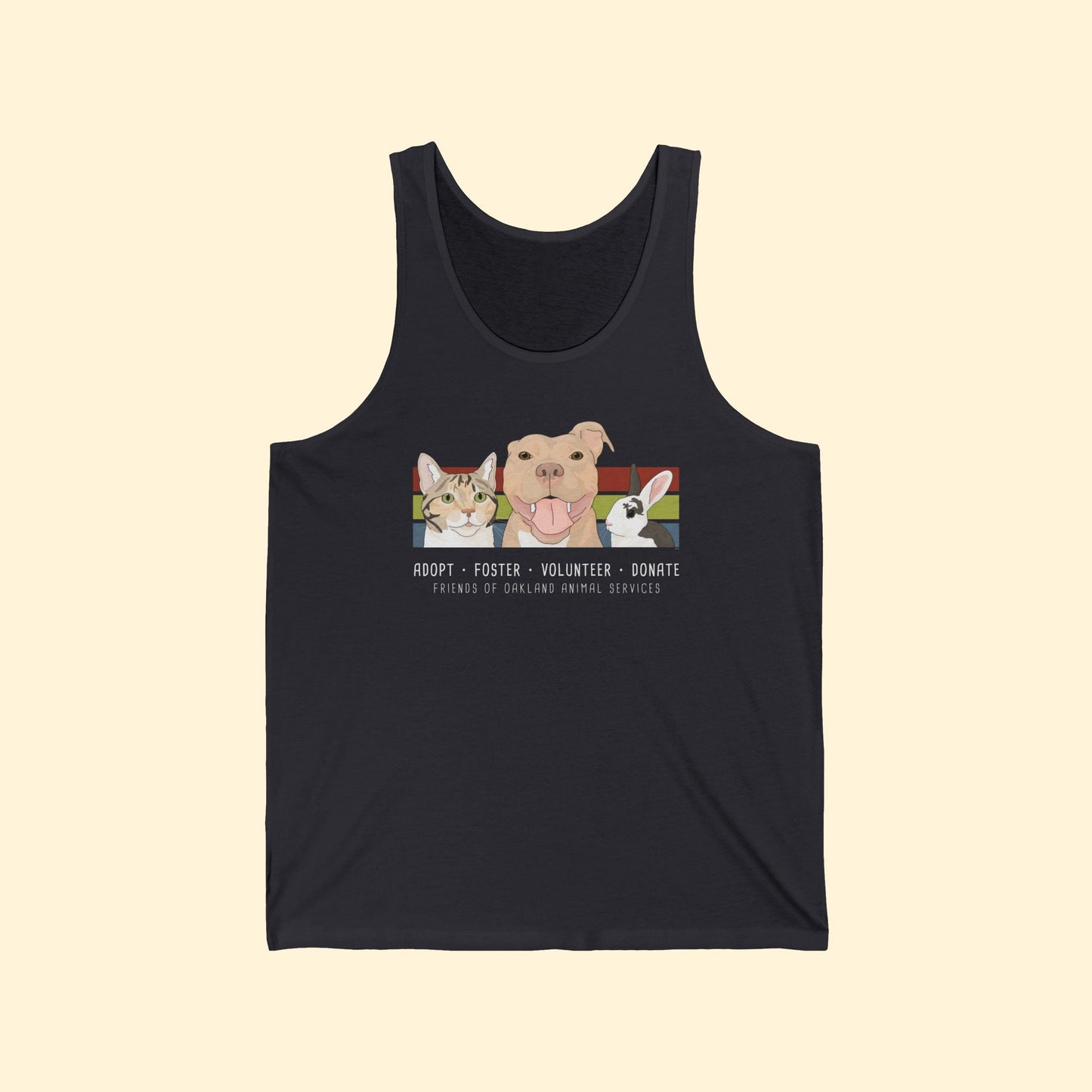 Unisex Tank Top | FUNDRAISER | Friends of Oakland Animal Services - Detezi Designs - 16369056075109369952
