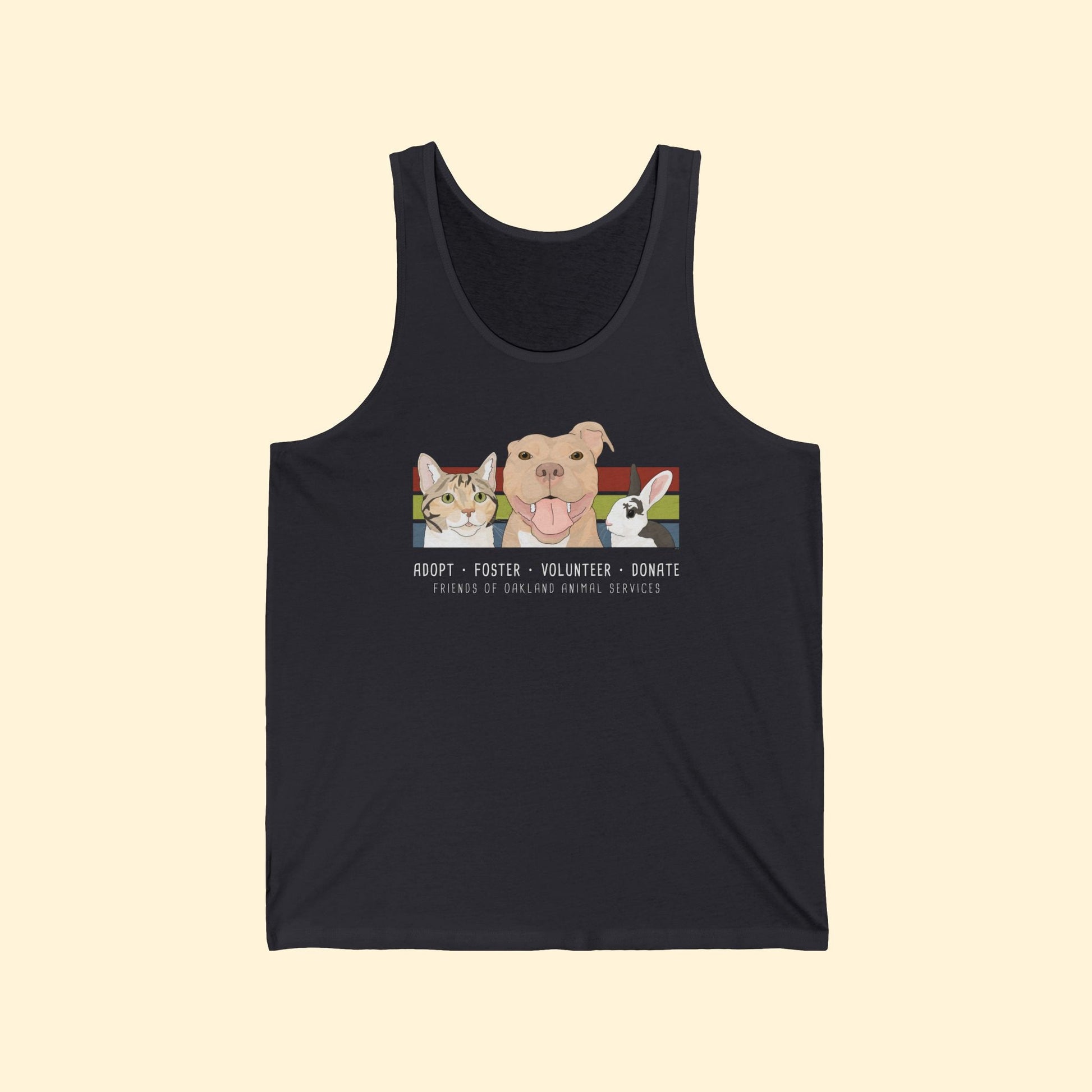 Unisex Tank Top | FUNDRAISER | Friends of Oakland Animal Services - Detezi Designs - 16369056075109369952