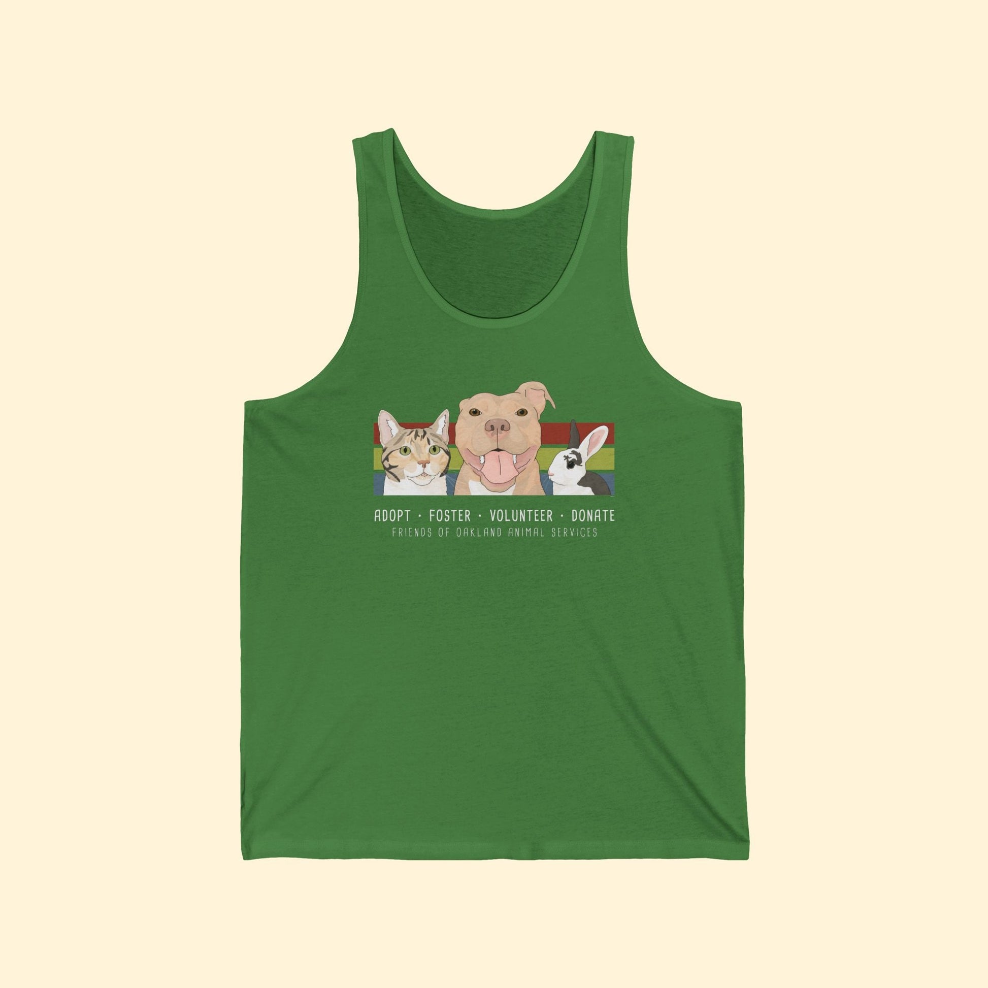 Unisex Tank Top | FUNDRAISER | Friends of Oakland Animal Services - Detezi Designs - 42577719666283264725