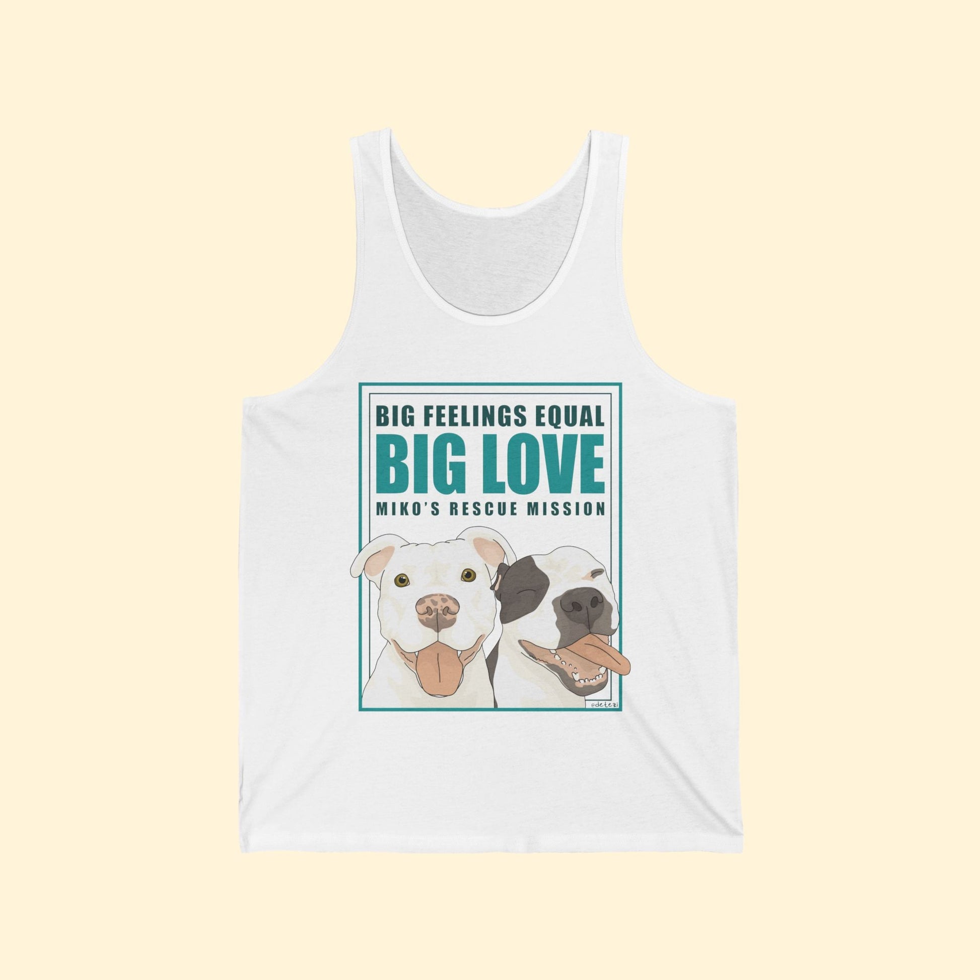 Unisex Tank Top | FUNDRAISER | Miko's Rescue Mission - Detezi Designs - 83376447831808963187