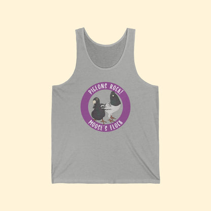 Unisex Tank Top | FUNDRAISER | Moose's Flock | Pigeons Rock - Detezi Designs - 12309270366844817276
