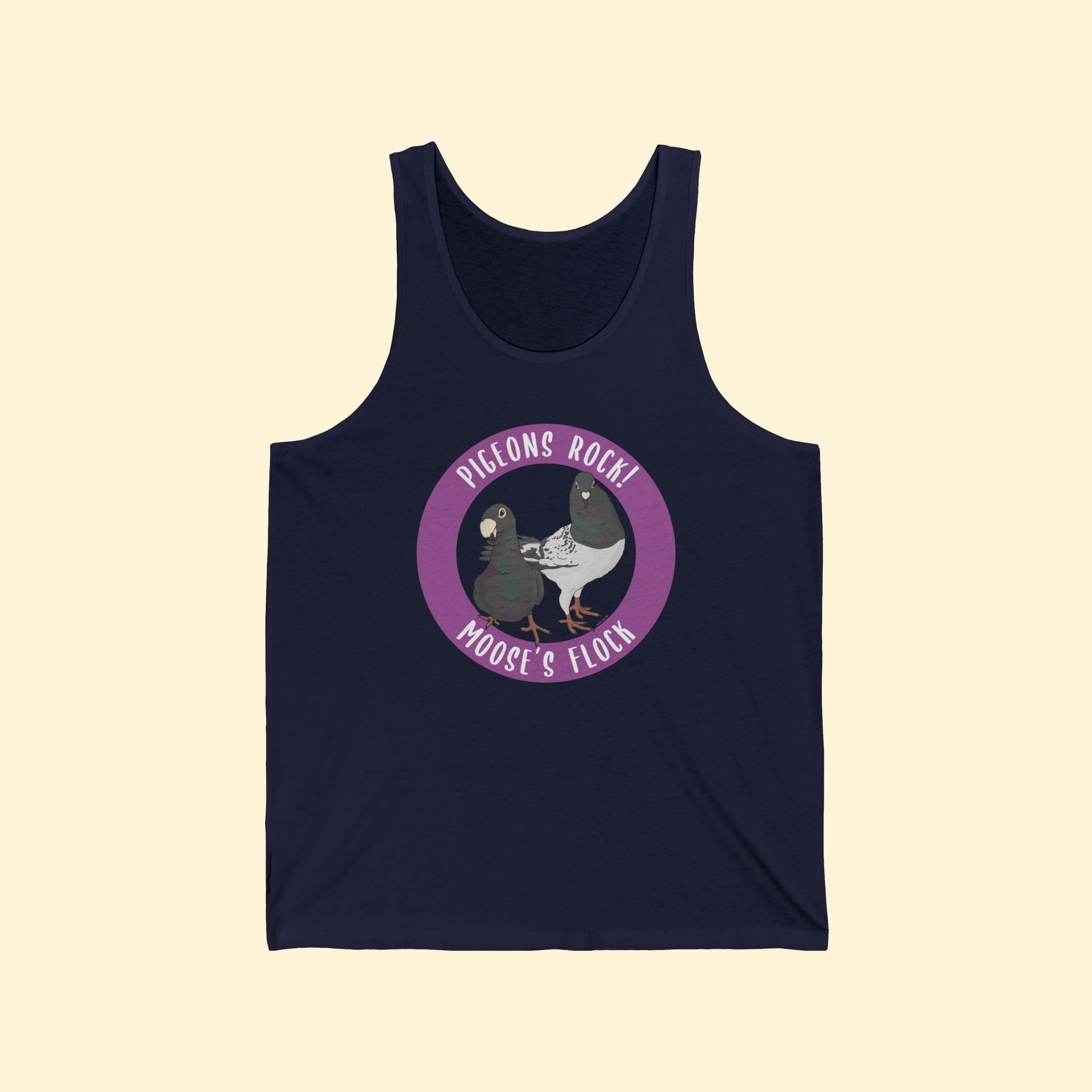 Unisex Tank Top | FUNDRAISER | Moose's Flock | Pigeons Rock - Detezi Designs - 18667365588137791514