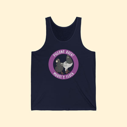 Unisex Tank Top | FUNDRAISER | Moose's Flock | Pigeons Rock - Detezi Designs - 18667365588137791514
