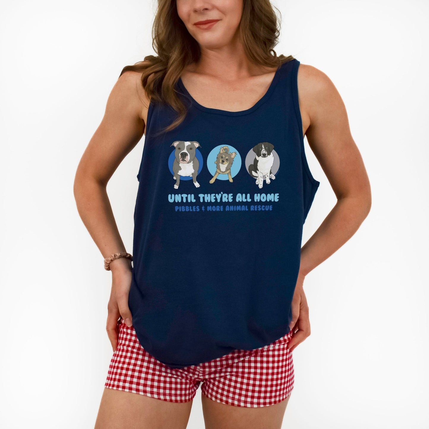 Unisex Tank Top | FUNDRAISER | Pibbles & More Animal Rescue - Detezi Designs - 11520519236097817070
