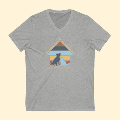 Unisex V - Neck Tee | FUNDRAISER | Companion Animal Medical Project - Detezi Designs - 15105501921458200936