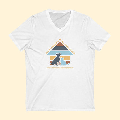 Unisex V - Neck Tee | FUNDRAISER | Companion Animal Medical Project - Detezi Designs - 26977839371960689933