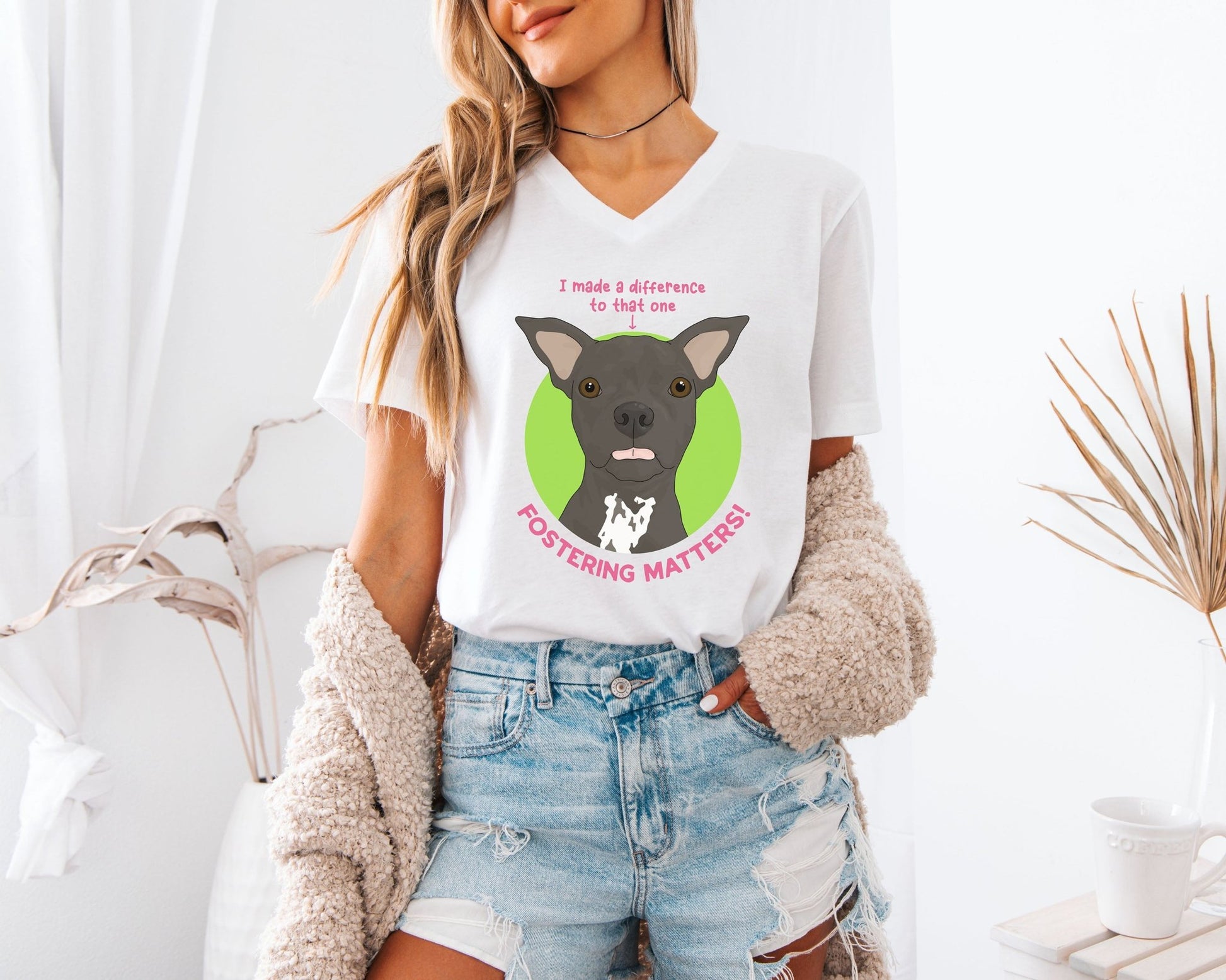 Unisex V - Neck Tee | FUNDRAISER | Dewey | Maybel's Legacy - Detezi Designs - 31944343362218965220