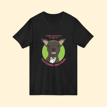 Unisex V - Neck Tee | FUNDRAISER | Dewey | Maybel's Legacy - Detezi Designs - 31944343362218965220