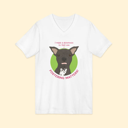 Unisex V - Neck Tee | FUNDRAISER | Dewey | Maybel's Legacy - Detezi Designs - 68490006587307928590